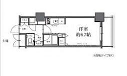 東急田園都市線 駒沢大学駅 徒歩2分の賃貸マンション 3階ワンルームの間取り