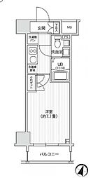 京王線 笹塚駅 徒歩7分の賃貸マンション 4階1Kの間取り