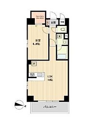 ベルメゾン若林 1LDKの間取図画像