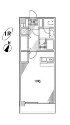 COMFORTTERRACE ワンルームの間取図画像
