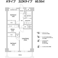 物件の間取り