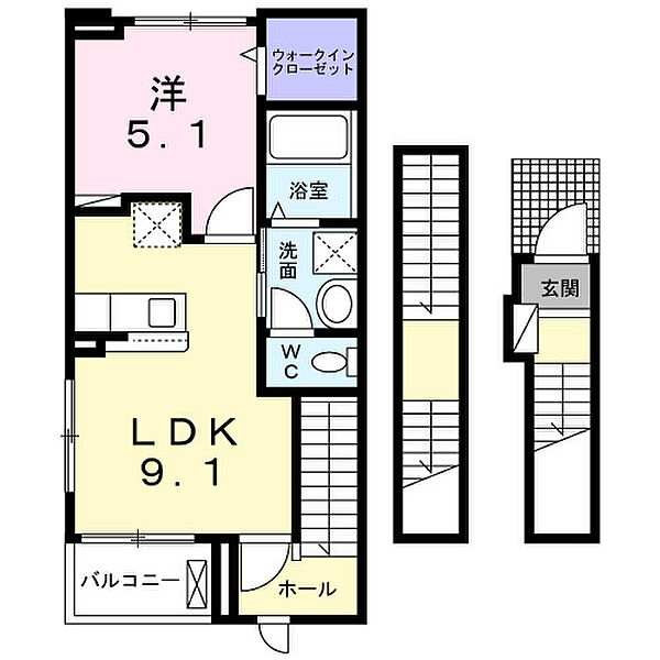 同じ建物の物件間取り写真 - ID:228050418864