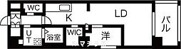 THE　GD　One 8階1LDKの間取り