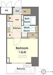 SHOKEN　Residence名古屋NORTH 3階1Kの間取り