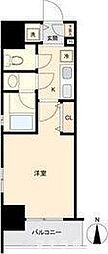ブランシエスタ東別院 5階1Kの間取り