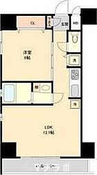 AHビル 5階1LDKの間取り