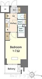 SHOKEN Residence名古屋太閤通 2階1Kの間取り