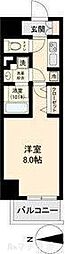 ブランシエスタ金山 10階1Kの間取り