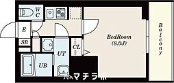 S-RESIDENCE大曽根駅前 6階1Kの間取り