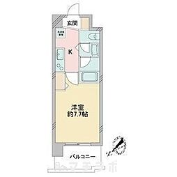 アルフィーレ新栄 10階1Kの間取り