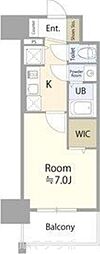エスリード金山ル・グラン 2階1Kの間取り