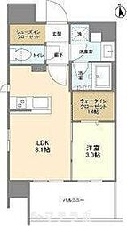 デュオフラッツ栄 4階1LDKの間取り