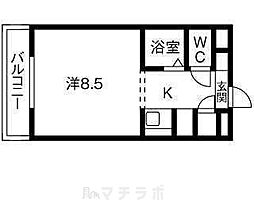 グランドハイネス御成 1Kの間取図画像