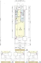 プレサンスジェネ千種内山II 5階1Kの間取り