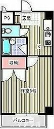 MuseMizuho 1Kの間取図画像