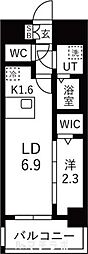メイクスアート名古屋城西 1LDKの間取図画像
