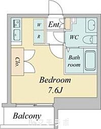 ライブコート丸の内 ワンルームの間取図画像