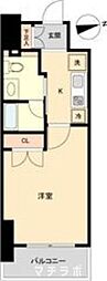 レジディア鶴舞 1Kの間取図画像
