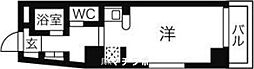 ドール新栄 1Kの間取図画像