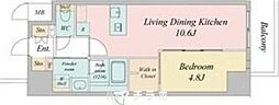 名古屋市千種区今池5丁目マンション 1LDKの間取図画像