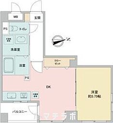 アーバンラックス今池 1DKの間取図画像