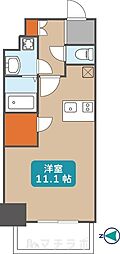 プレサンス千種アイル 1Kの間取図画像