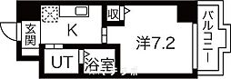 Vendir名古屋御器所 1Kの間取図画像