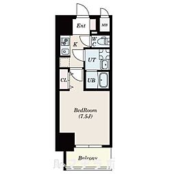 S-RESIDENCE上飯田駅前 1Kの間取図画像