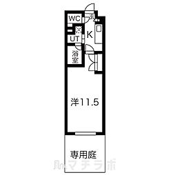 シテイライフ本山東 1Kの間取図画像