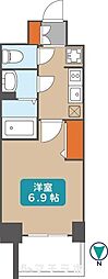 プレサンス広小路通葵 1Kの間取図画像