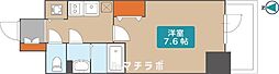 エスリード大須プレシア 1Kの間取図画像