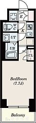 S-RESIDENCE葵 1Kの間取図画像