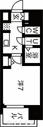 ファステートNAGOYA今池バレンシア 1Kの間取図画像