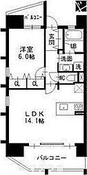 KAMIMAEZURISE 1LDKの間取図画像