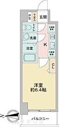 アステリ鶴舞ディオ 1Kの間取図画像