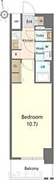 CRESTTAPP金山 1Kの間取図画像