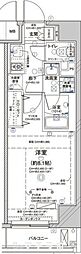 ディアレイシャス大須赤門通本町 1Kの間取図画像