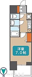 プレサンス桜通ベルノ 1Kの間取図画像