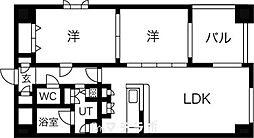 グランデージ泉 2LDKの間取図画像