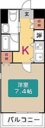 izumi 1Kの間取図画像