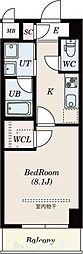 パークレジデンス上飯田駅前 1Kの間取図画像