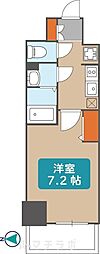 プレサンス久屋大通公園セラフィ 1Kの間取図画像