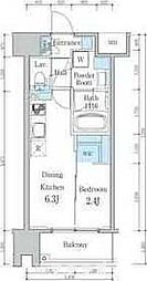 パートナーズ今池 1DKの間取図画像