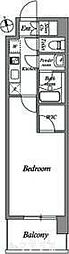 RESIDENCIAIMAIKE 1Kの間取図画像
