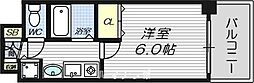 プレサンス桜通アベニュー 1Kの間取図画像