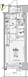 メイクスデザイン名駅南 1Kの間取図画像