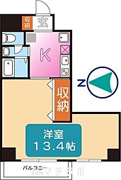 ISMIZUMI 1Kの間取図画像