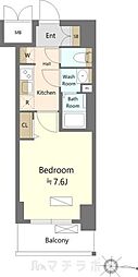 SHOKEN Residence名古屋 太閤通 1Kの間取図画像
