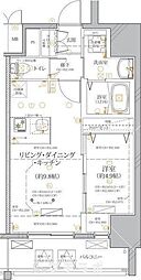 ディアレイシャス浅間町ステーションフロント 1LDKの間取図画像