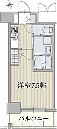 パルティール新栄 1Kの間取図画像